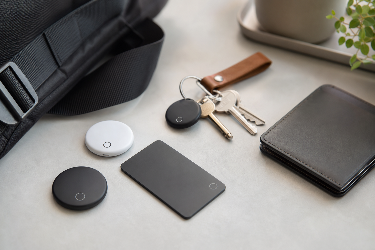 Generic technology product illustration for Best Bluetooth Trackers for Keys, Bags, and Wallets